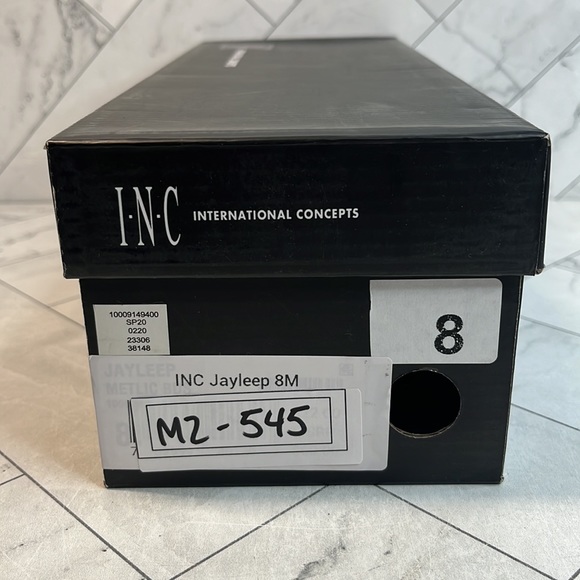 NWT INC International Concepts Womens Jaylee Embellished Slip-On Flat Sandals 8M - Picture 10 of 10